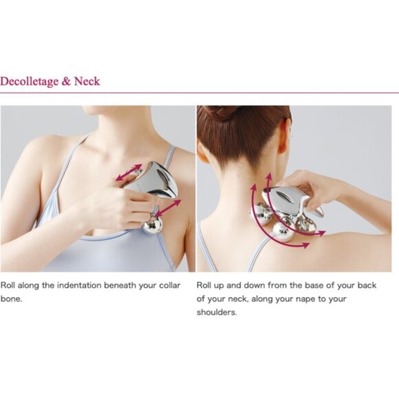 💕REFA💕 Refa for Body Diamond-Cut Quatro Drainage Rollers New in Box - Picture 10 of 16